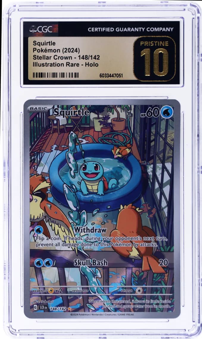 Squirtle, Stellar Crown, CGC 10