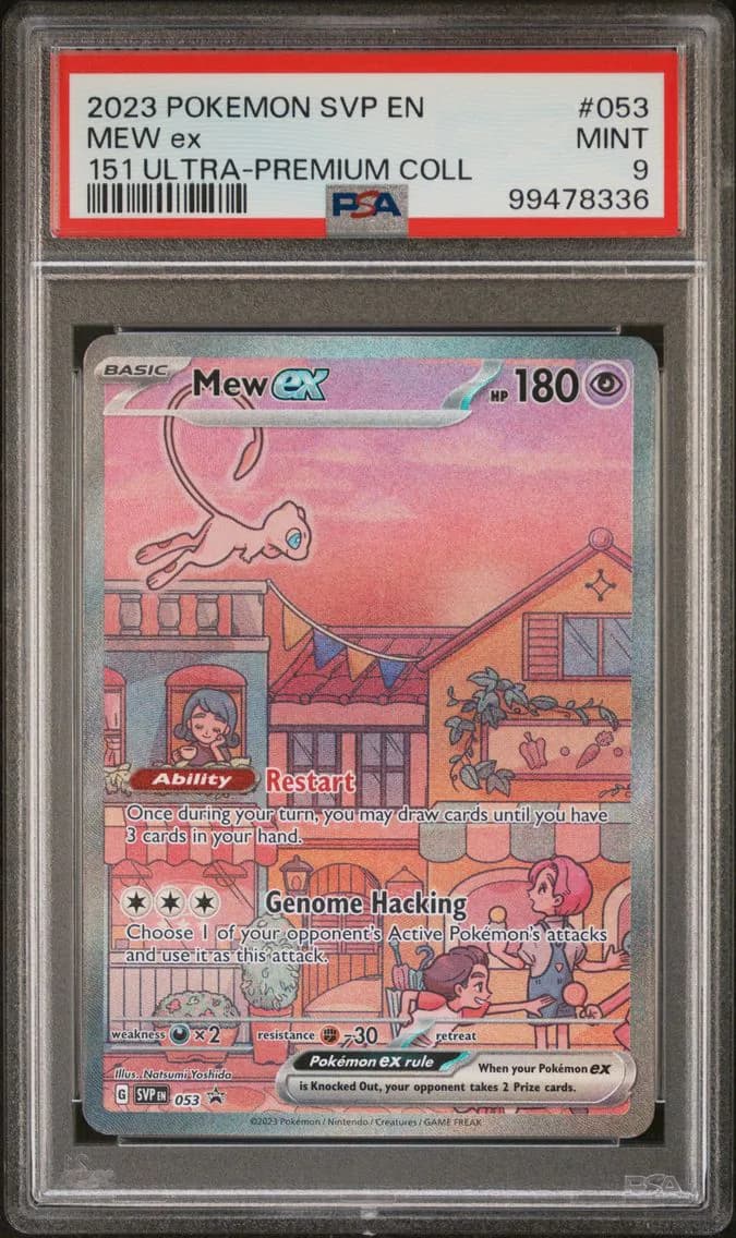 Mew EX, SV Black Star Promo, PSA 9