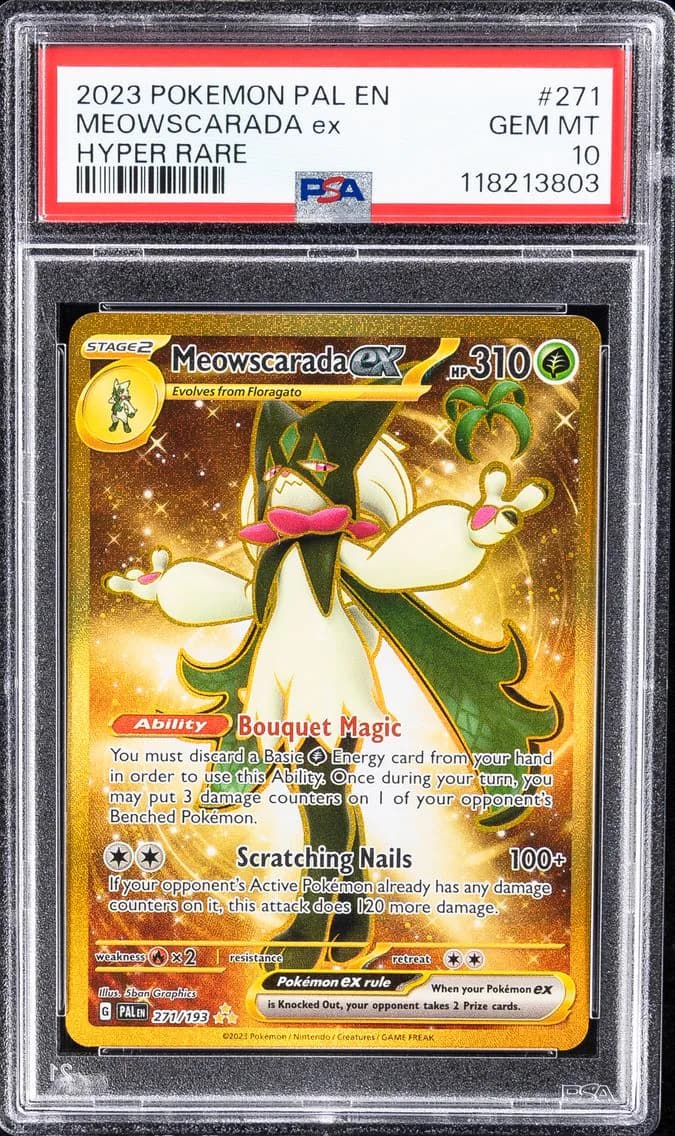 Meowscarada EX, Paldea Evolved, PSA 10