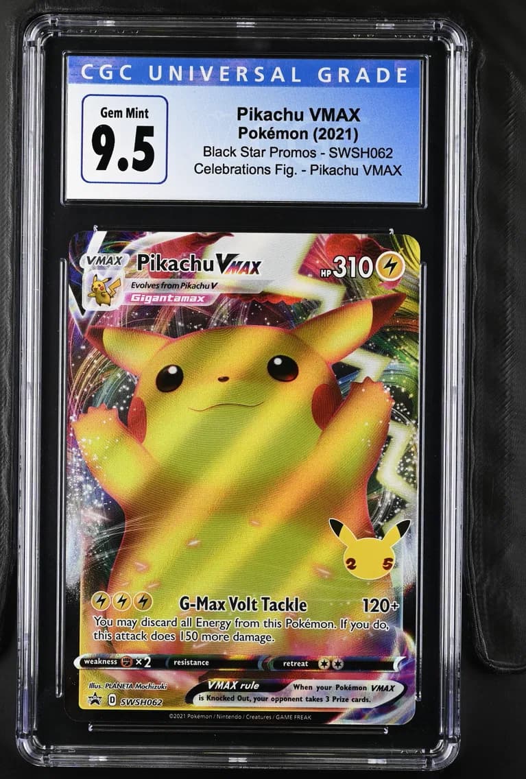 Pikachu VMAX, Black Star Promos - Sword & Shield, CGC 10