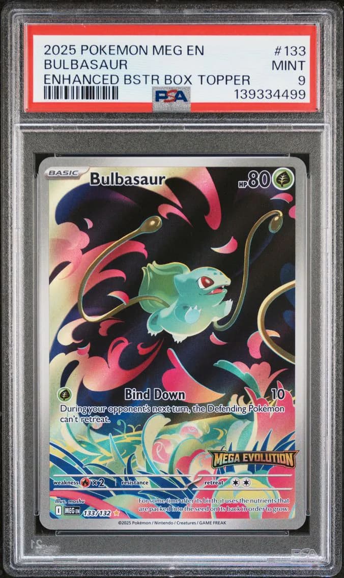 Bulbasaur, Mega Evolution, PSA 9