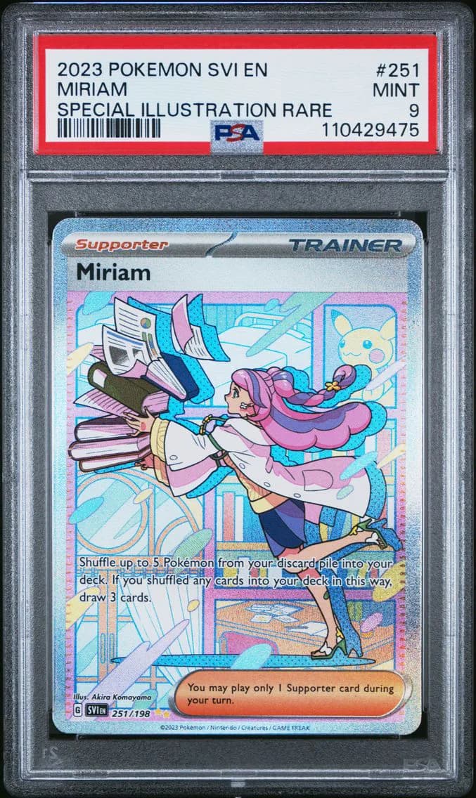 Miriam, Scarlet & Violet, PSA 9
