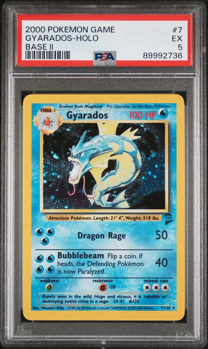 Gyarados-Holo, Game Base II, PSA 5