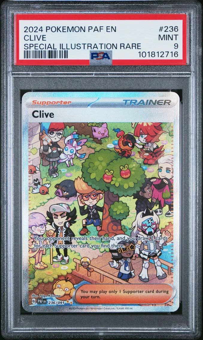 Clive, Paldean Fates, PSA 9