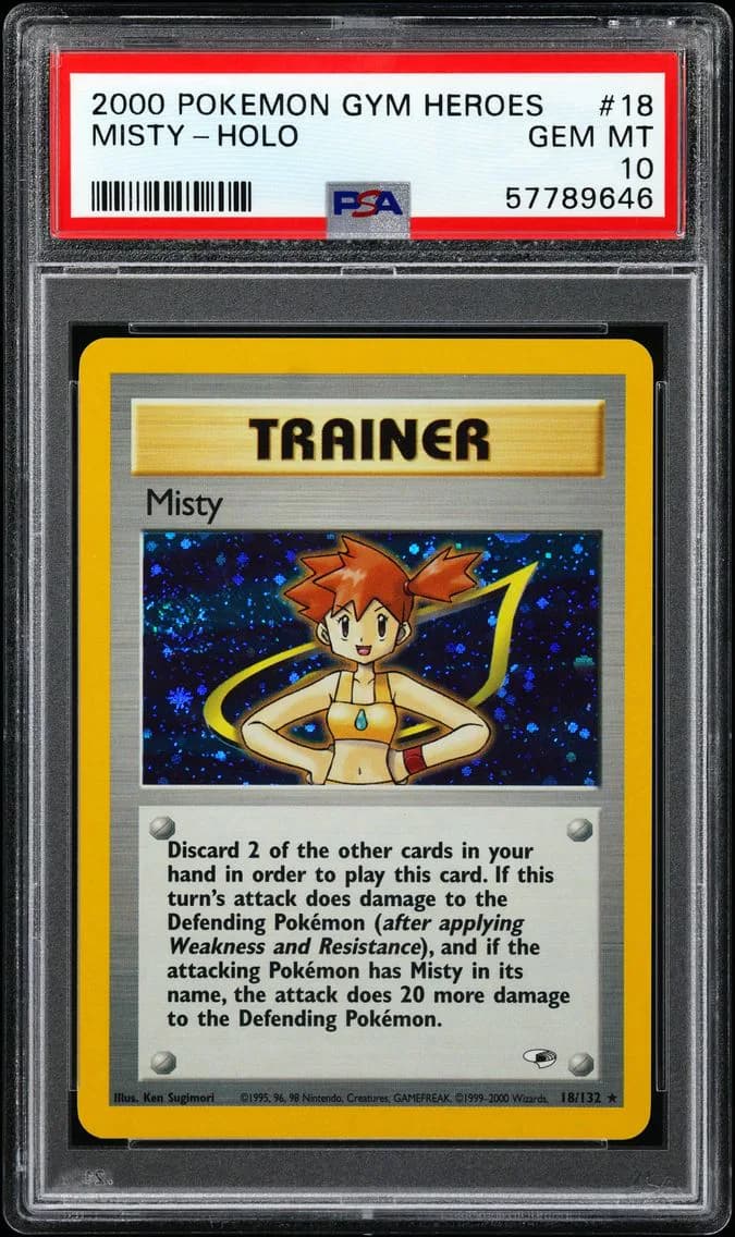 Misty-Holo, Gym Heroes, PSA 10