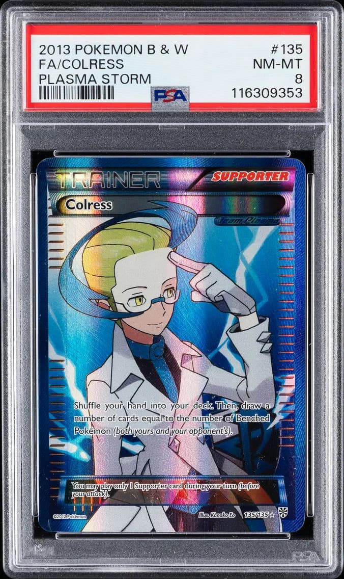 Colress, Black & White Plasma Storm, PSA 8