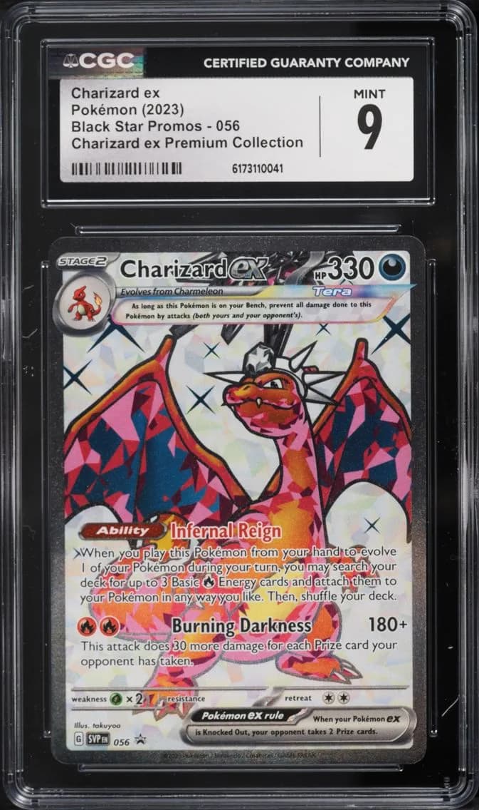 Charizard ex, Black Star Promos - Scarlet & Violet SVP EN, CGC 9