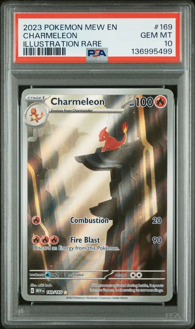 Charmeleon, 151, PSA 10