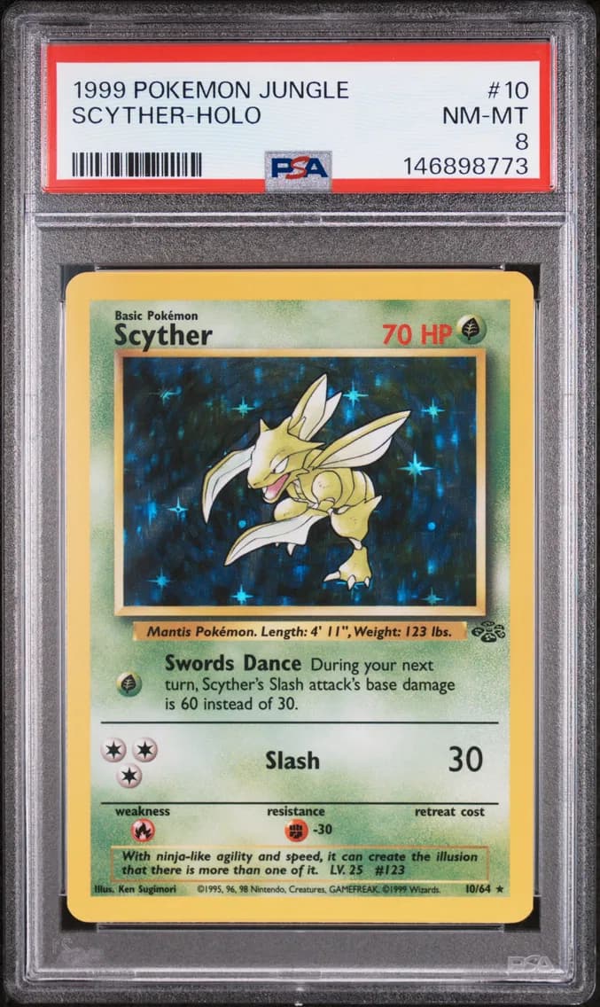 Scyther-Holo, Jungle, PSA 8