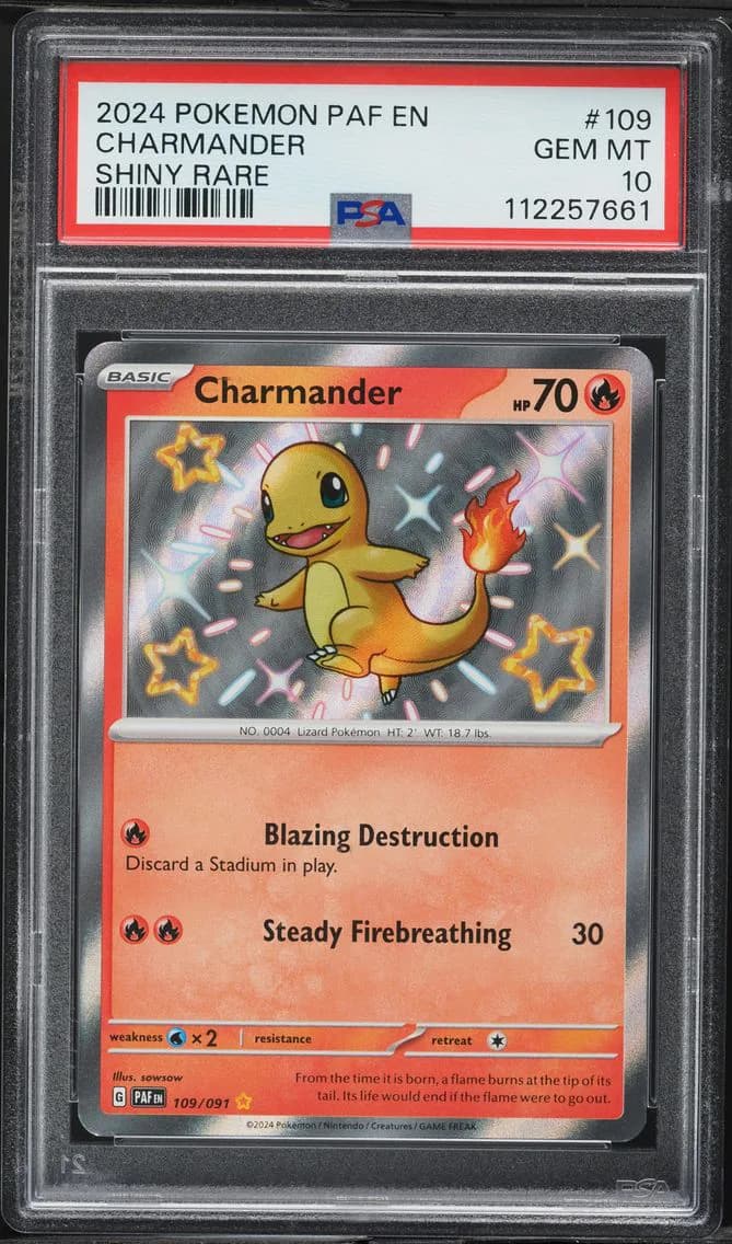 Charmander, Paldean Fates, PSA 10