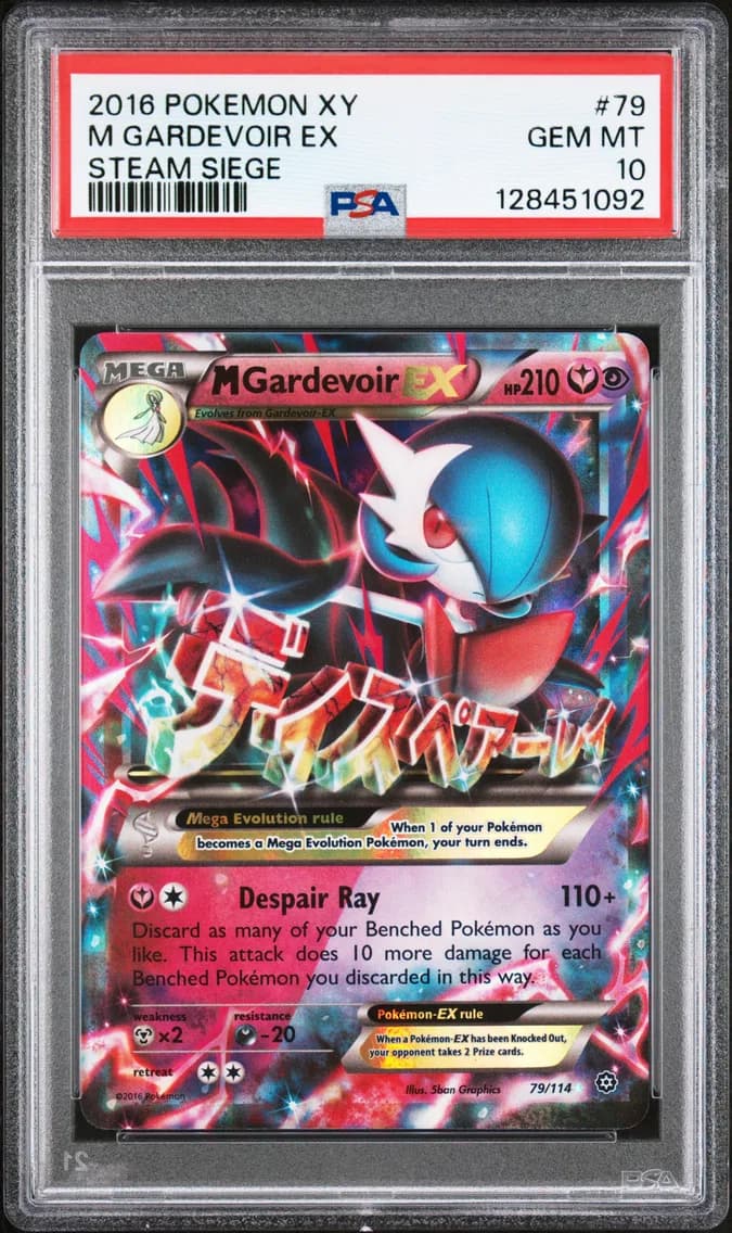 M Gardevoir EX, XY Steam Siege, PSA 10