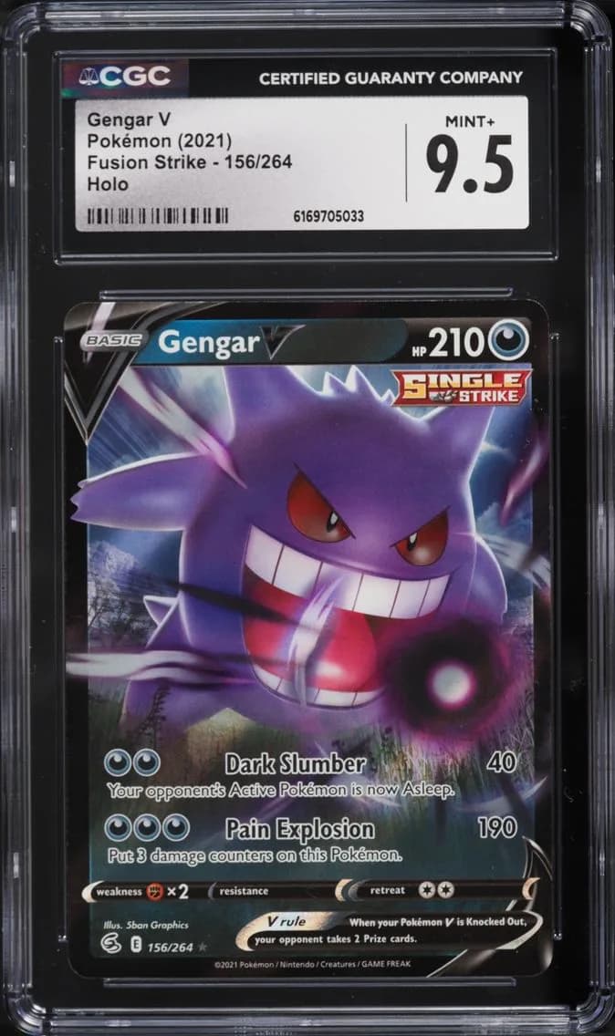 Gengar V, Fusion Strike, CGC 9.5