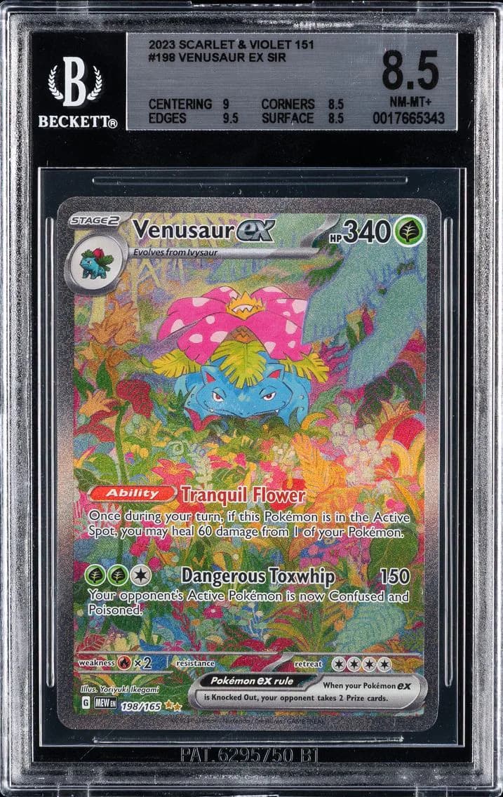 Venusaur EX, TCG Scarlet & Violet 151, BGS 8.5