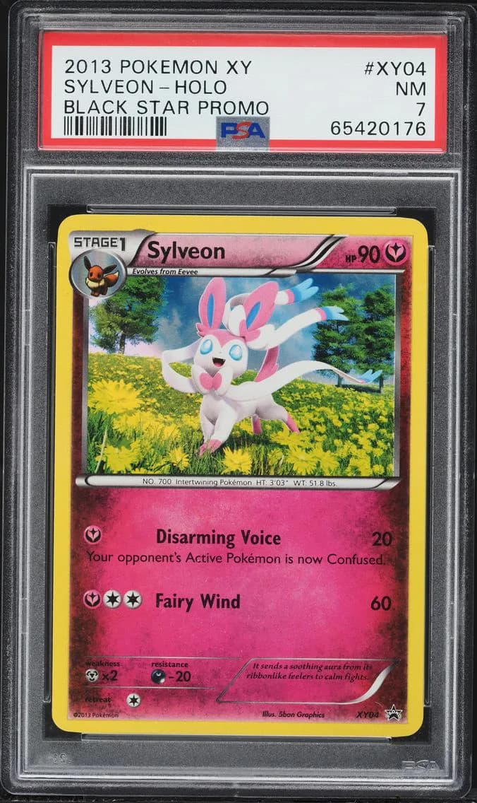 Sylveon-Holo, XY Black Star Promo, PSA 7