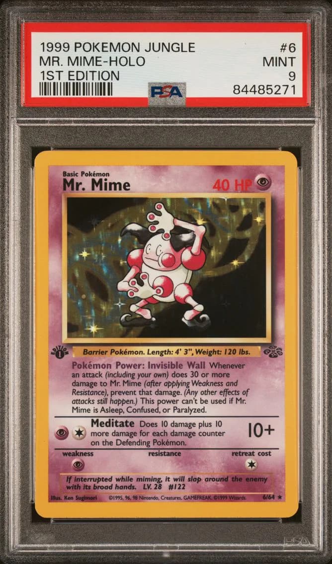 Mr. Mime-Holo, Jungle, PSA 9