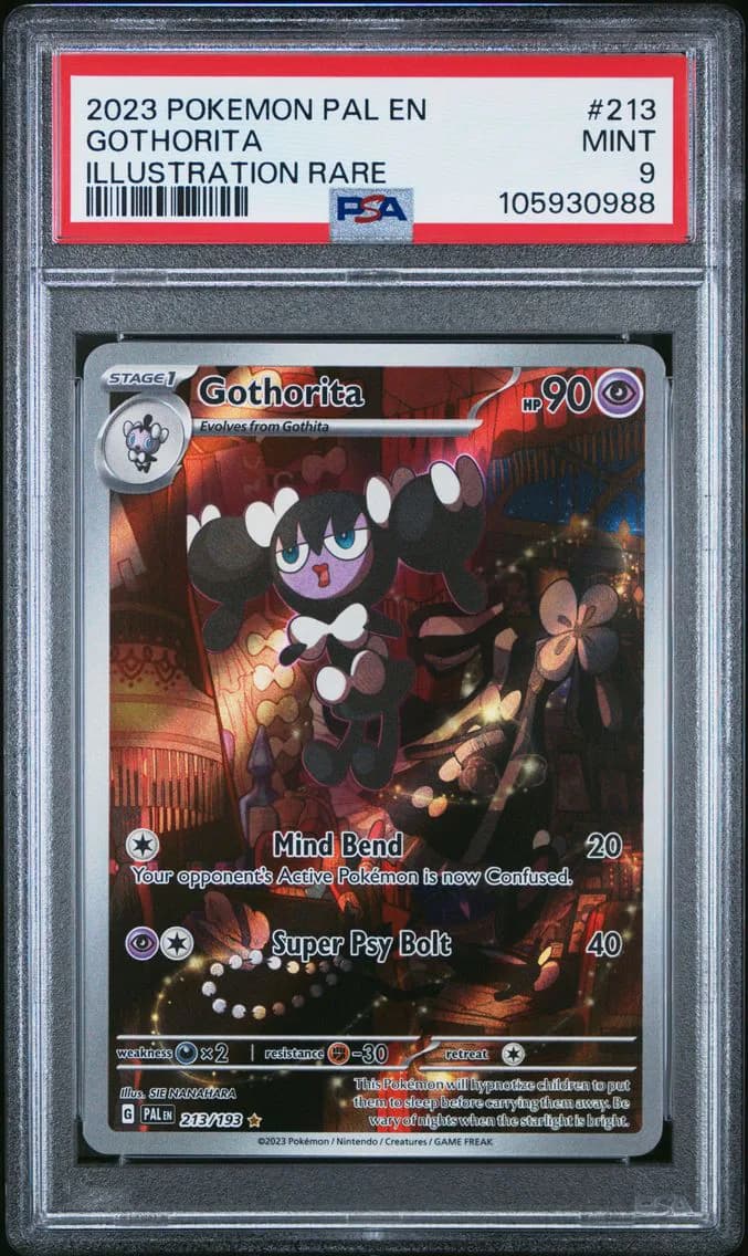 Gothorita, Paldea Evolved, PSA 9