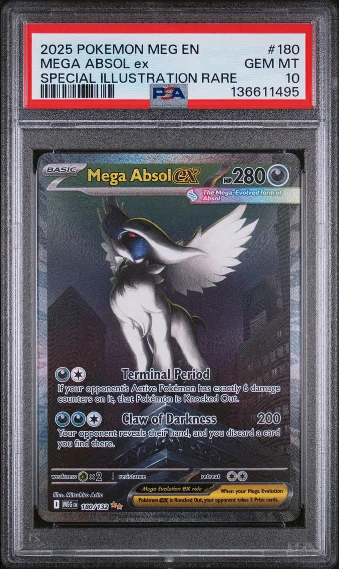 Mega Absol EX, Mega Evolution, PSA 10