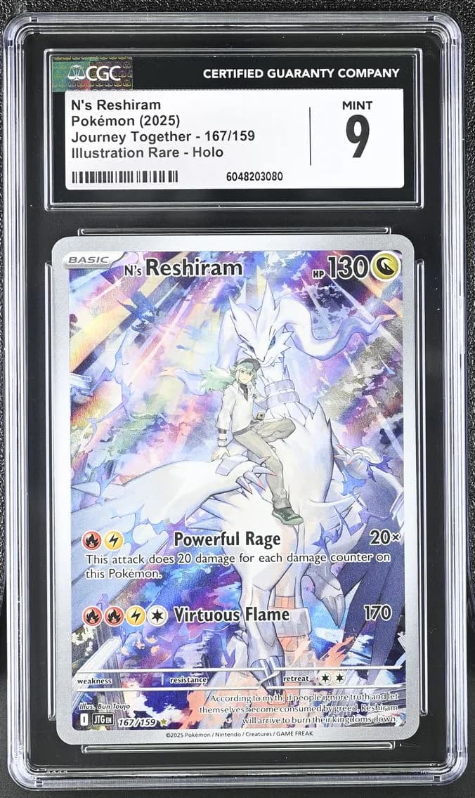 N's Reshiram, Journey Together, CGC 9