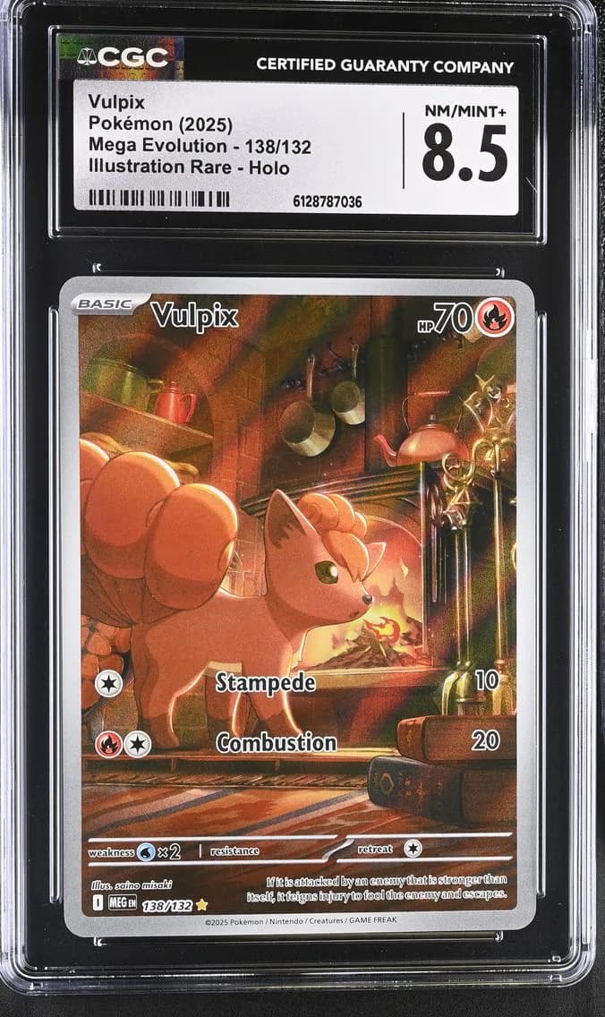 Vulpix, Mega Evolution, CGC 8.5