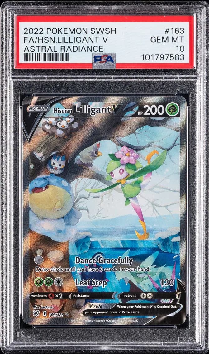 Hisuian Lilligant V, Sword & Shield Astral Radiance, PSA 10