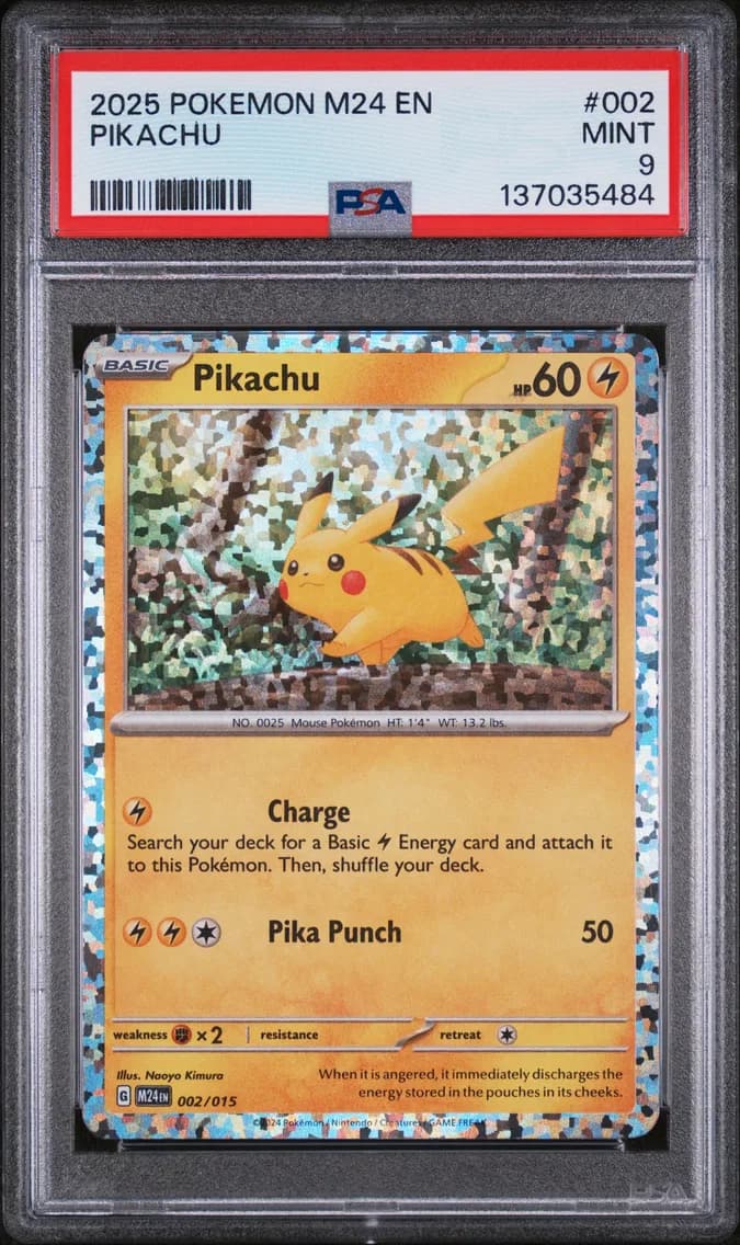 Pikachu, Mcdonald's Collection, PSA 9