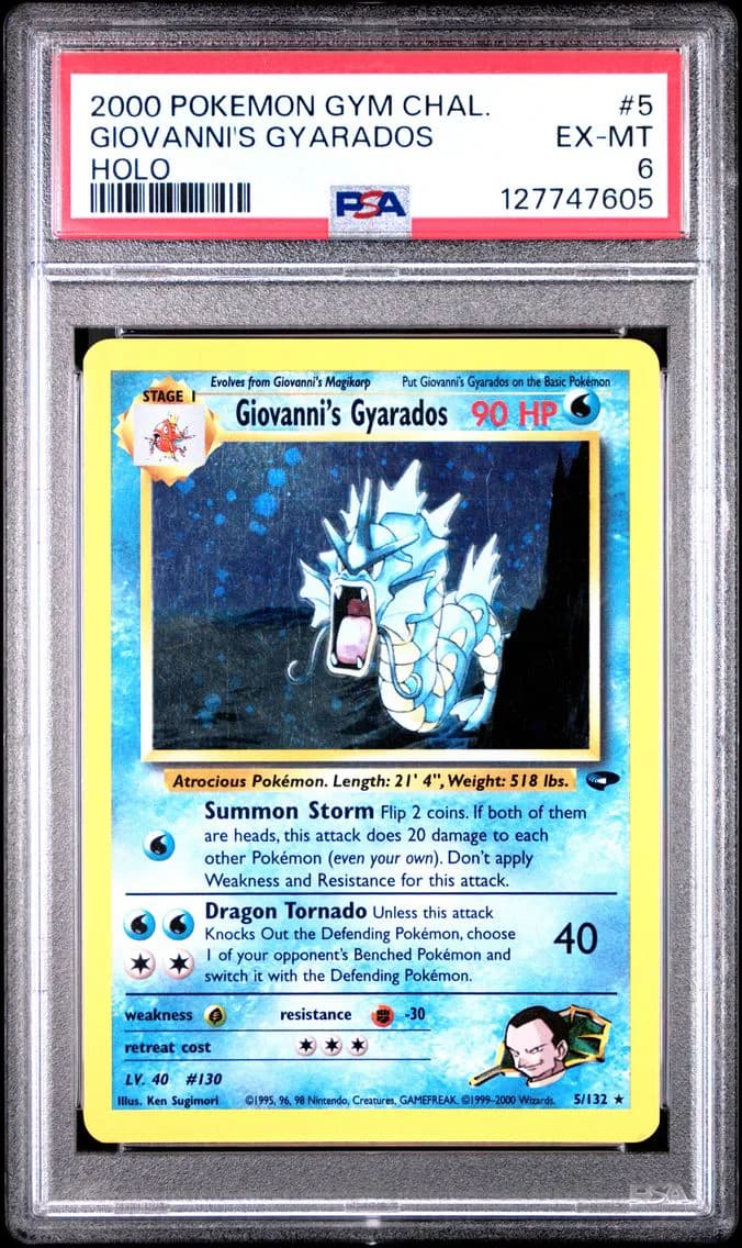 Giovanni's Gyarados, Gym Challenge, PSA 6