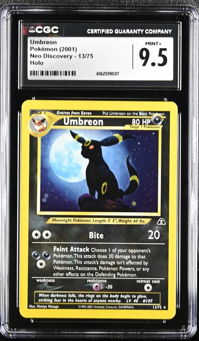 Umbreon, Neo Discovery - Unlimited, CGC 9.5