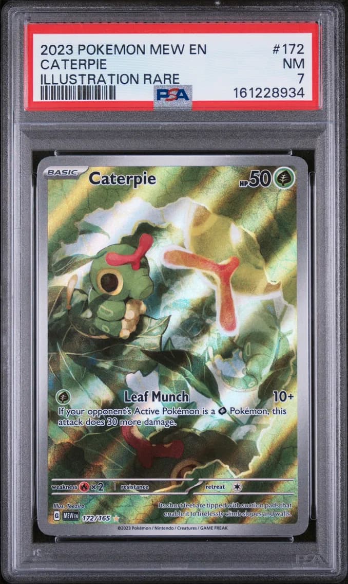 Caterpie, 151, PSA 7