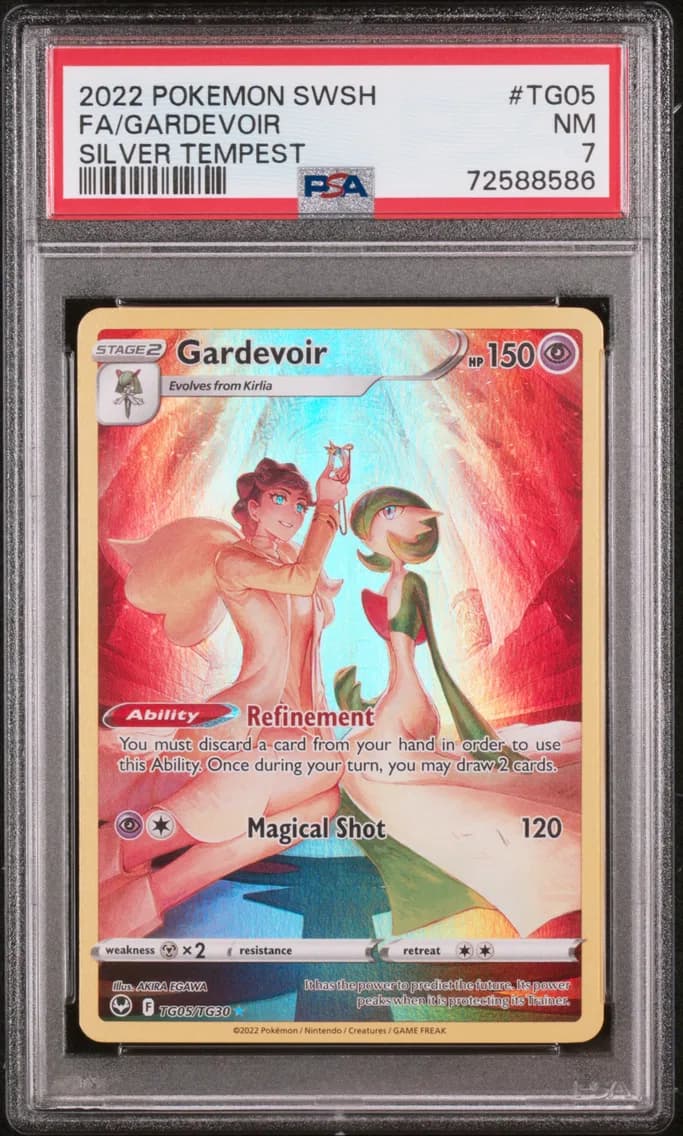 Gardevoir, Sword & Shield Silver Tempest, PSA 7
