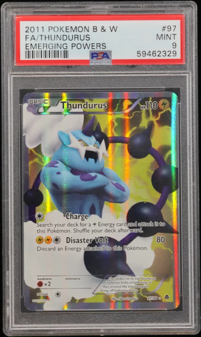 Thundurus, Black & White Emerging Powers, PSA 9