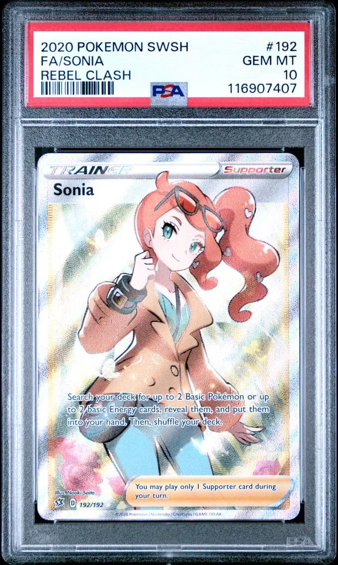 Sonia, Sword & Shield Rebel Clash, PSA 10