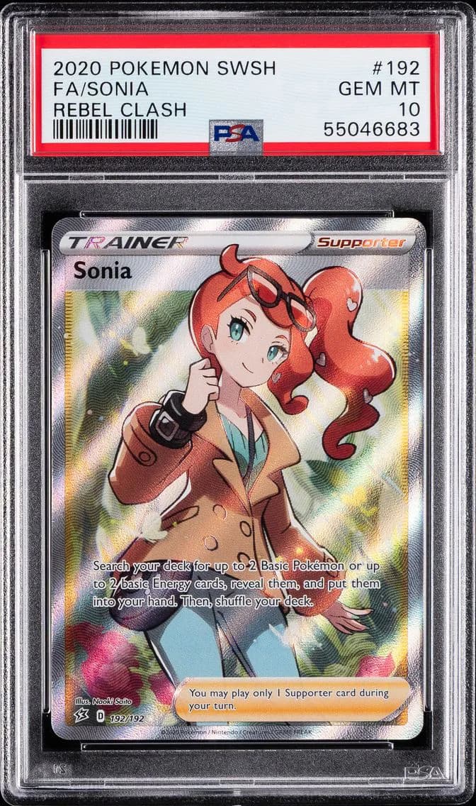 Sonia, Sword & Shield Rebel Clash, PSA 10
