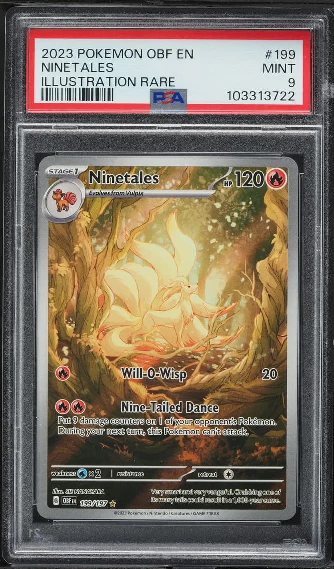 Ninetales, Obsidian Flames, PSA 9