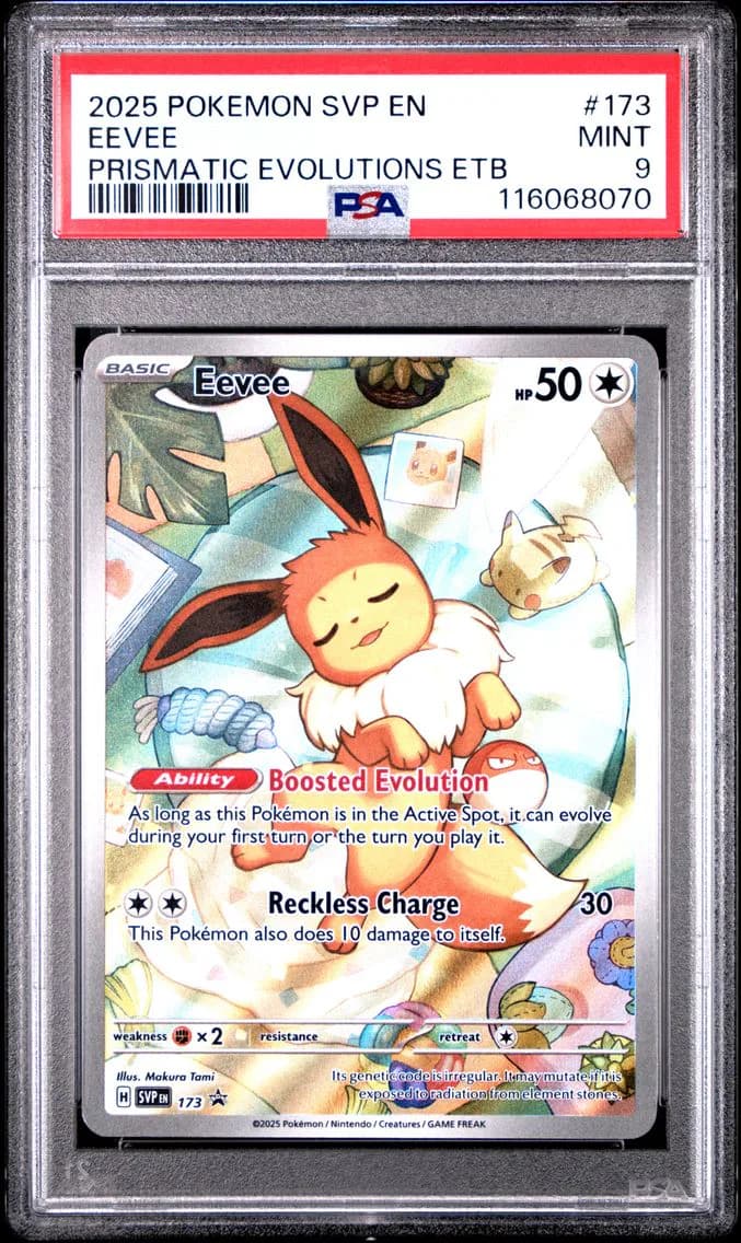 Eevee, SV Black Star Promo, PSA 9
