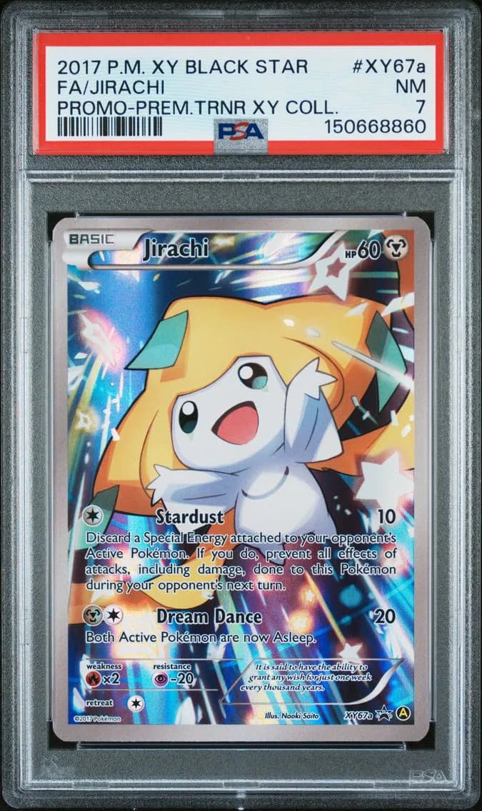 Jirachi, XY Black Star Promo, PSA 7