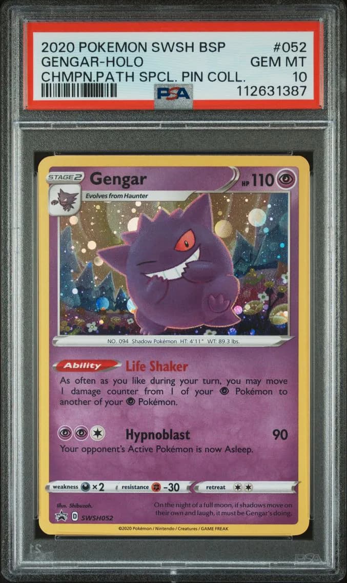 Gengar-Holo, Swsh Black Star Promo, PSA 10
