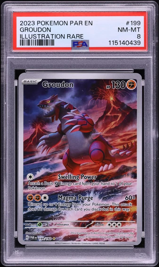 Groudon, Paradox Rift, PSA 8