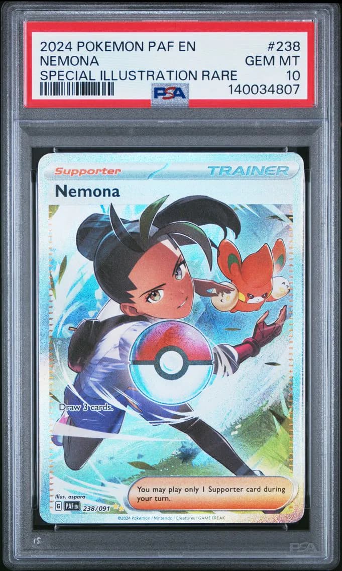 Nemona, Paldean Fates, PSA 10