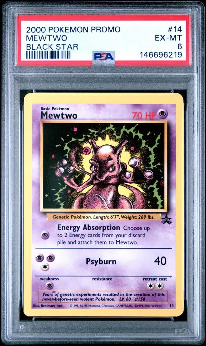 Mewtwo, Promo Black Star, PSA 6