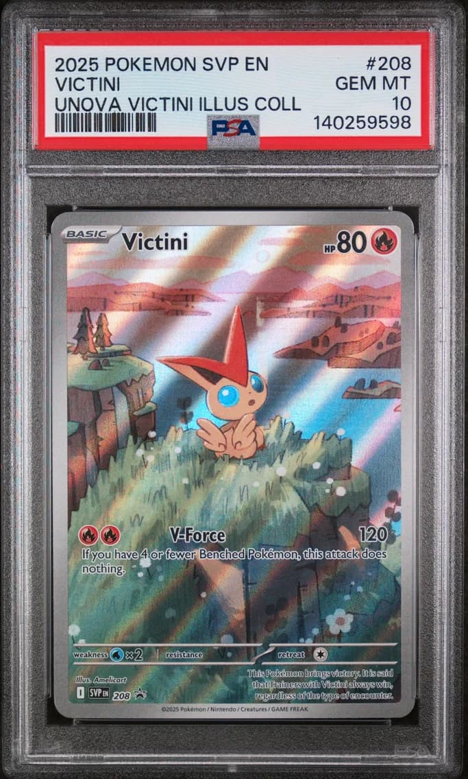 Victini, SV Black Star Promo, PSA 10