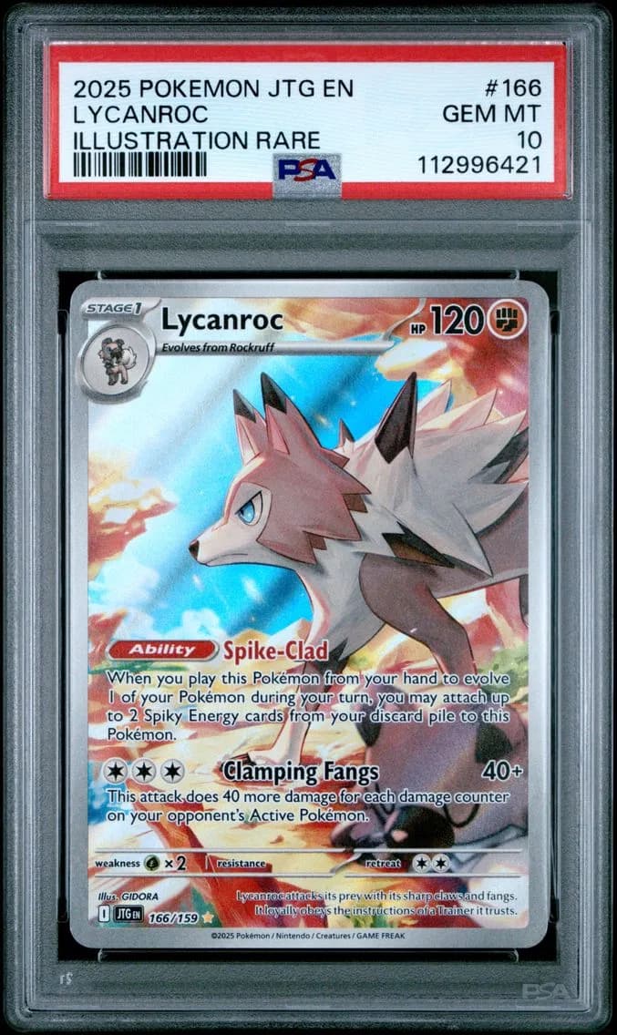 Lycanroc, Journey Together, PSA 10