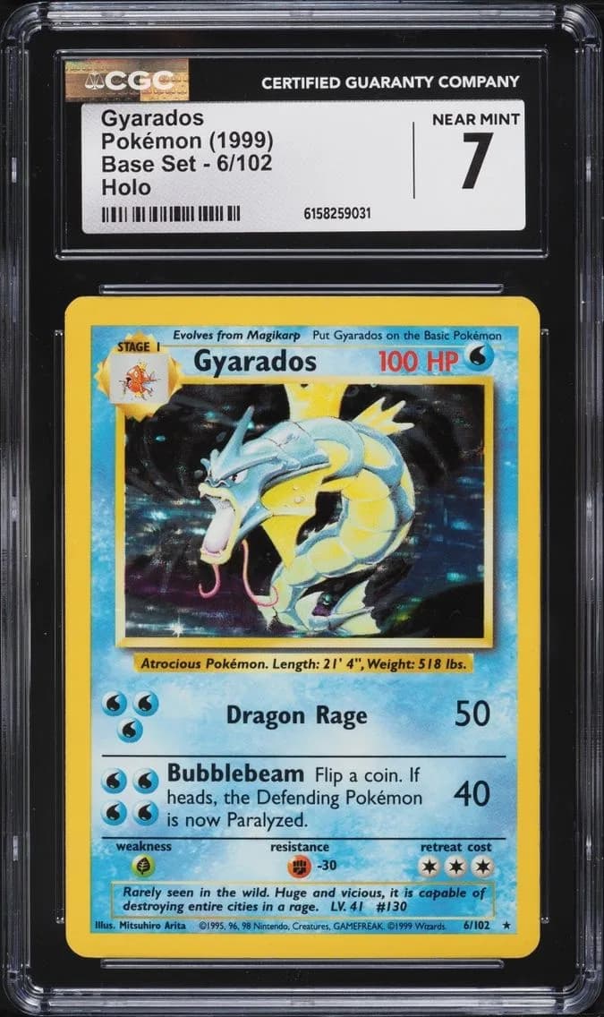 Gyarados, Base Set - Unlimited, CGC 7
