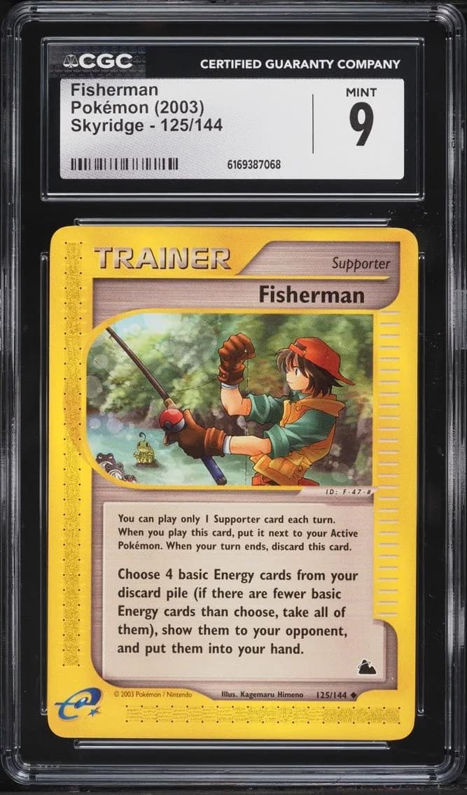 Skyridge Fisherman, Skyridge, CGC 9