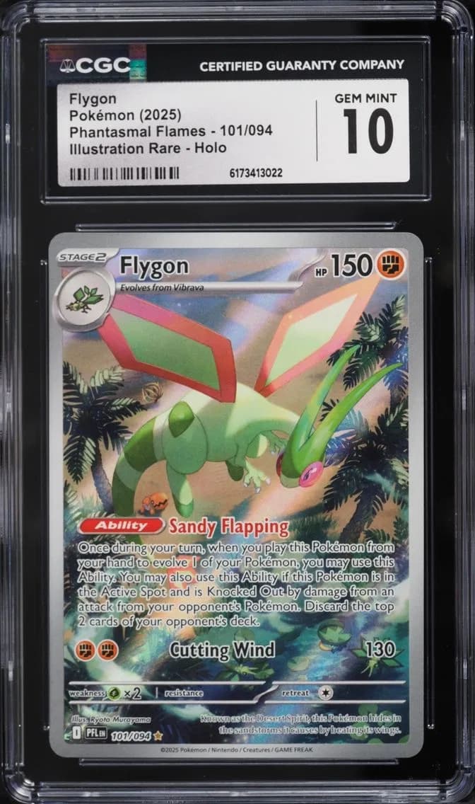 IR Flygon, Phantasmal Flames, CGC 10