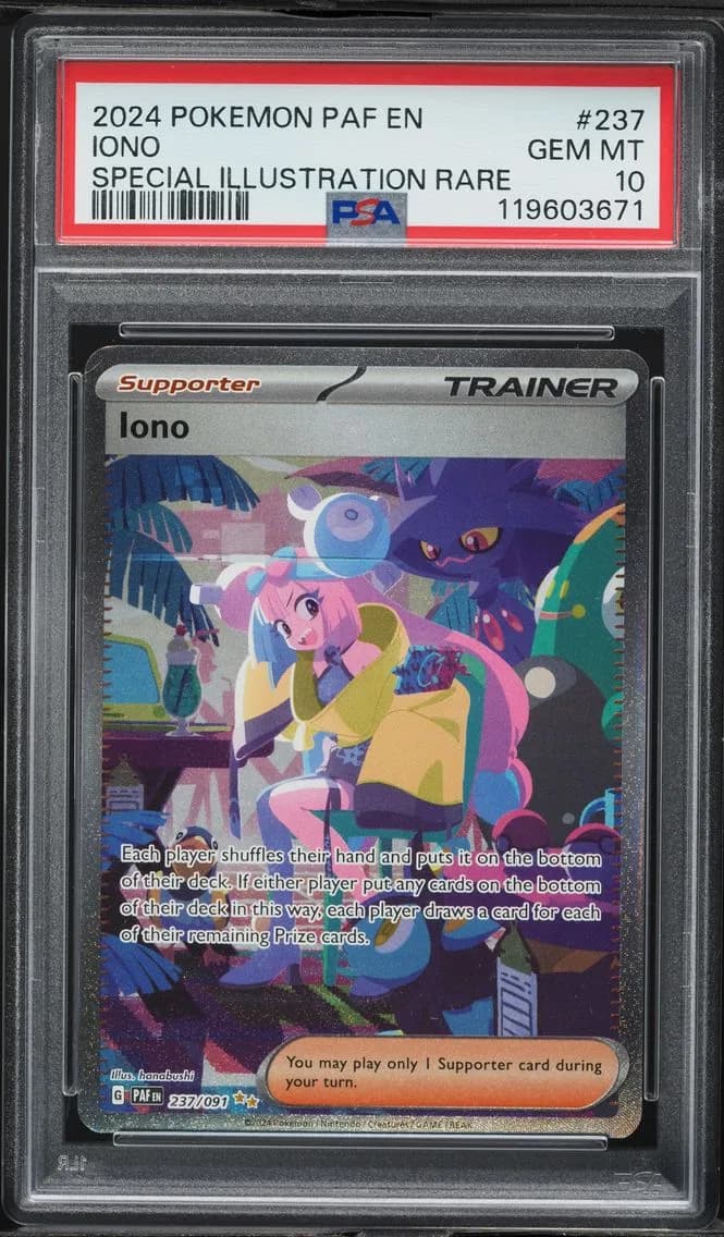 Iono, Paldean Fates, PSA 10