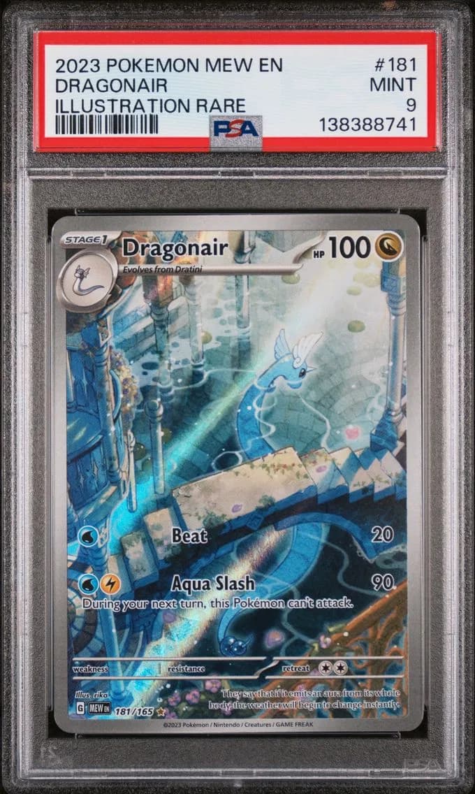 Dragonair, 151, PSA 9