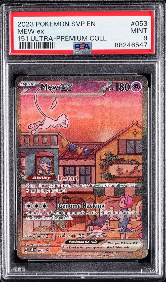 Mew EX, SV Black Star Promo, PSA 9