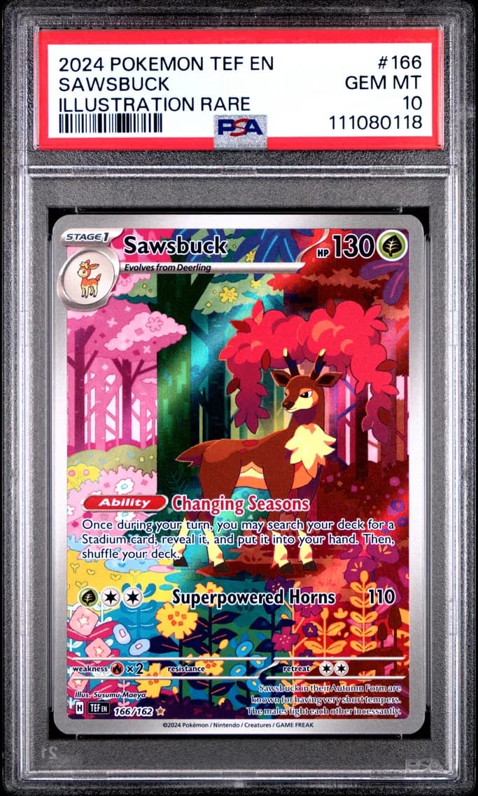 Sawsbuck, Temporal Forces, PSA 10