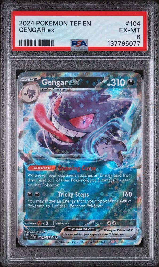 Gengar EX, Temporal Forces, PSA 6