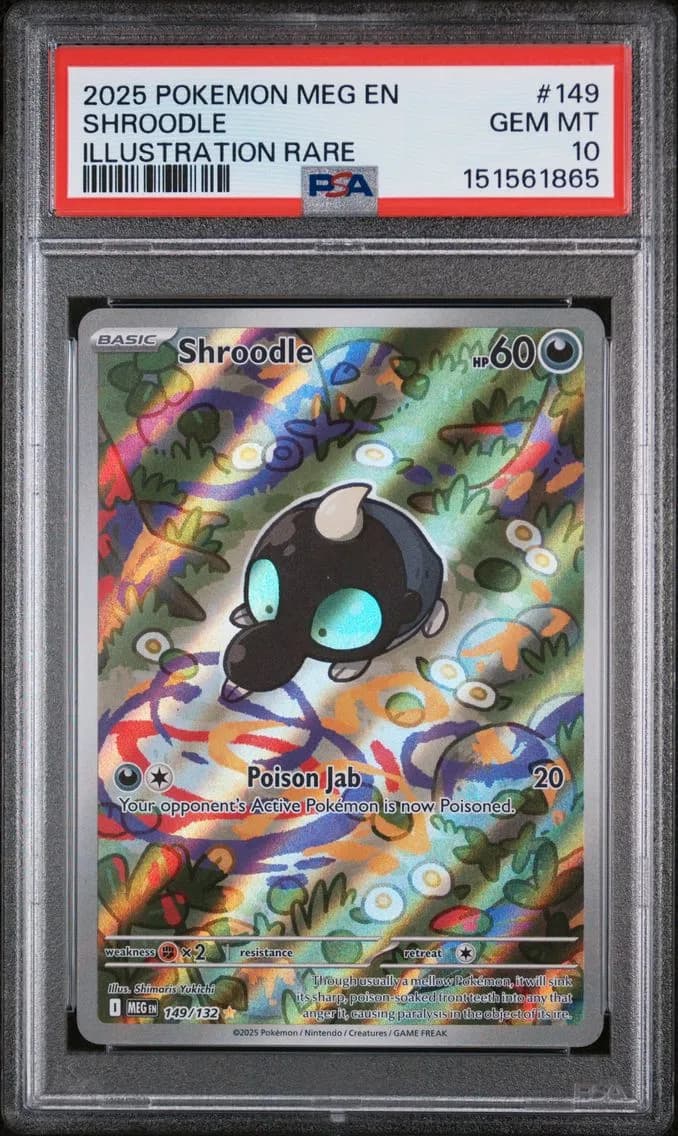 Shroodle, Mega Evolution, PSA 10